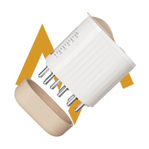 [10131] 7MD Electric Massage Brush Electric Hair Oil Applicator and Hair Scalp Massager Brush Scalp Applicator Comb Model:7MD2417