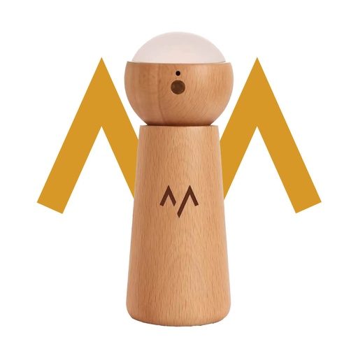 [10133] 7MD Smart Indoor LED Light Wooden With Voice Control & 3 Brightness Levels, Intelligence Voice Activated, Night Dimmable Touch Control Table Lights, Table Lamp | 7MD2422 |