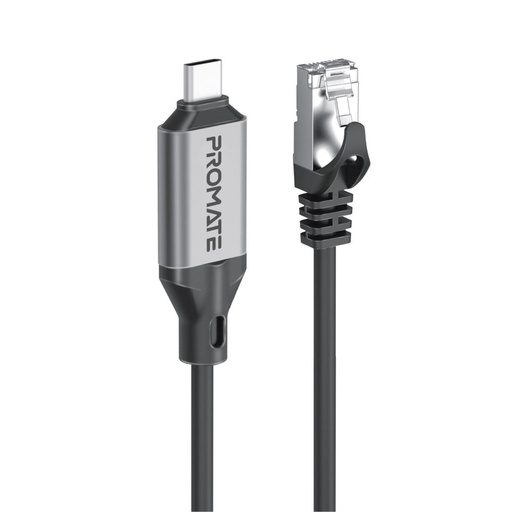 [11117] Promate High Speed USB-C Gigabit Ethernet Cable | CLink-RJ45 |